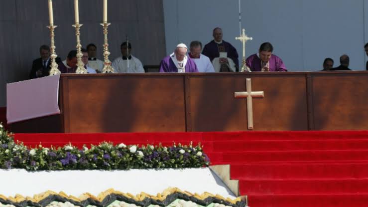 El 14 de febrero el Papa Francisco ofició una misa en Ecatepec. (Especial)