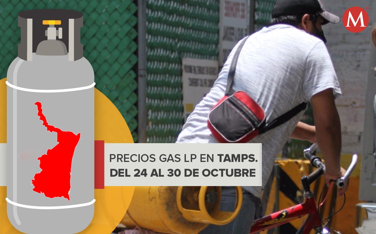 Precio del gas LP en Tamaulipas del 24 al 30 de octubre. (Especial)