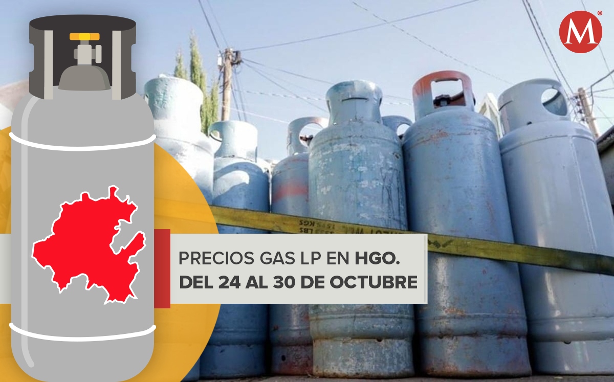 Precios máximos para el gas LP en Hidalgo para la última semana de octubre. (Especial)