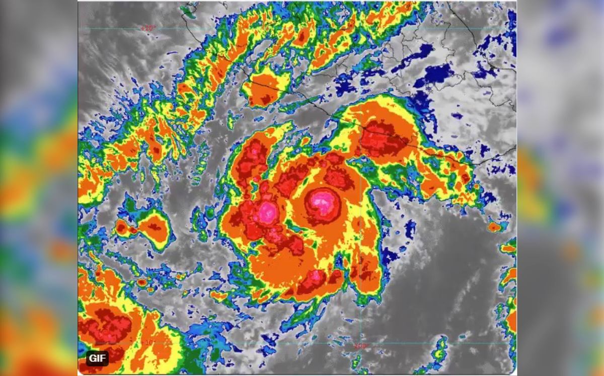 Rick evolucionó a Huracán categoría 1 en la escala SaffirSimpson | Twitter @conagua_clima