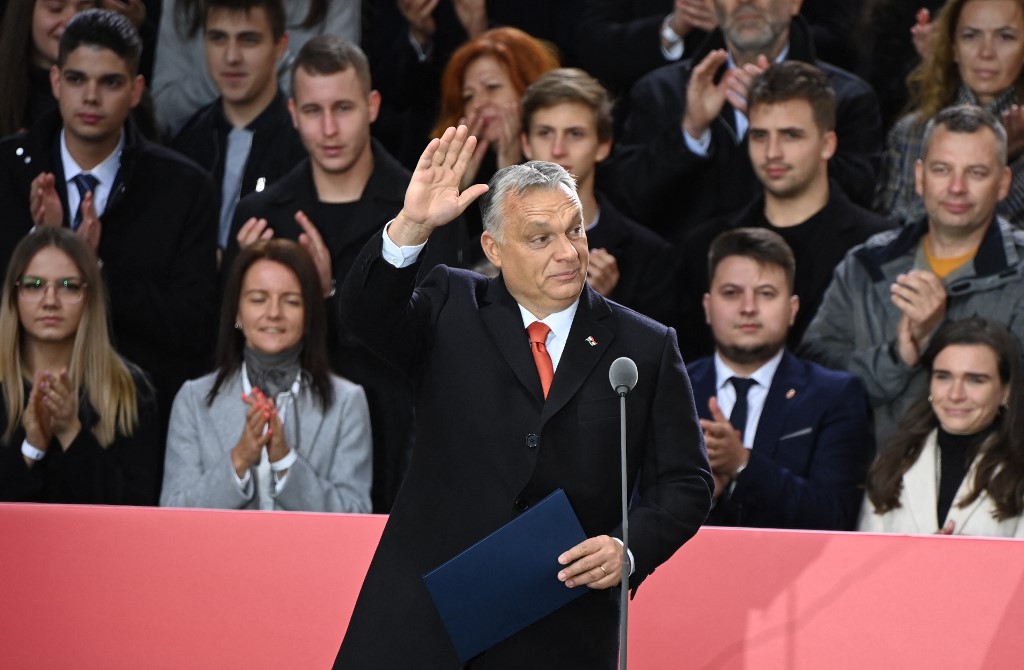 Víktor Orban, primer ministro de Hungría y lider del partido de extrema derecha Fidesz. (AFP)