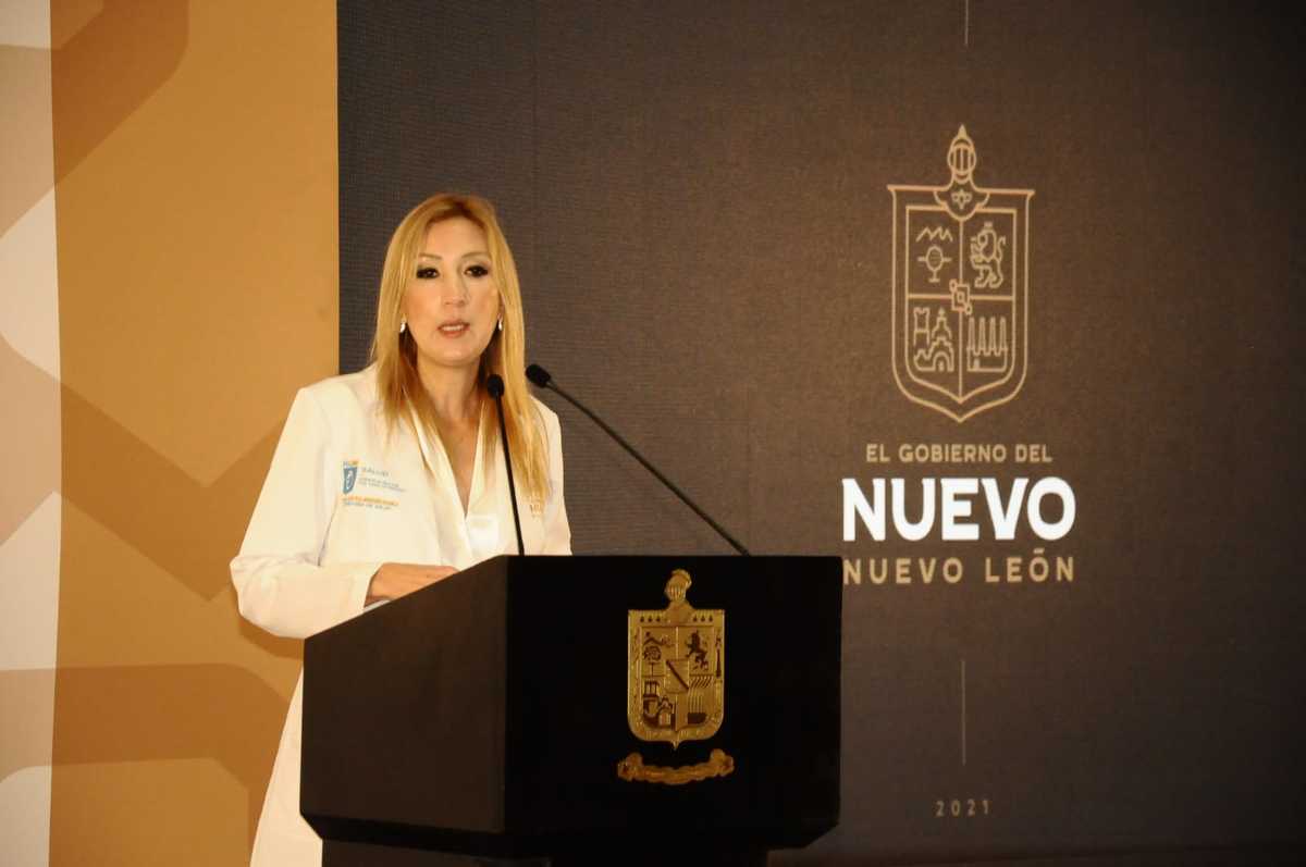 Alma Rosa Marroquín, secretaria de Salud de Nuevo León. Foto: Raúl Palacios