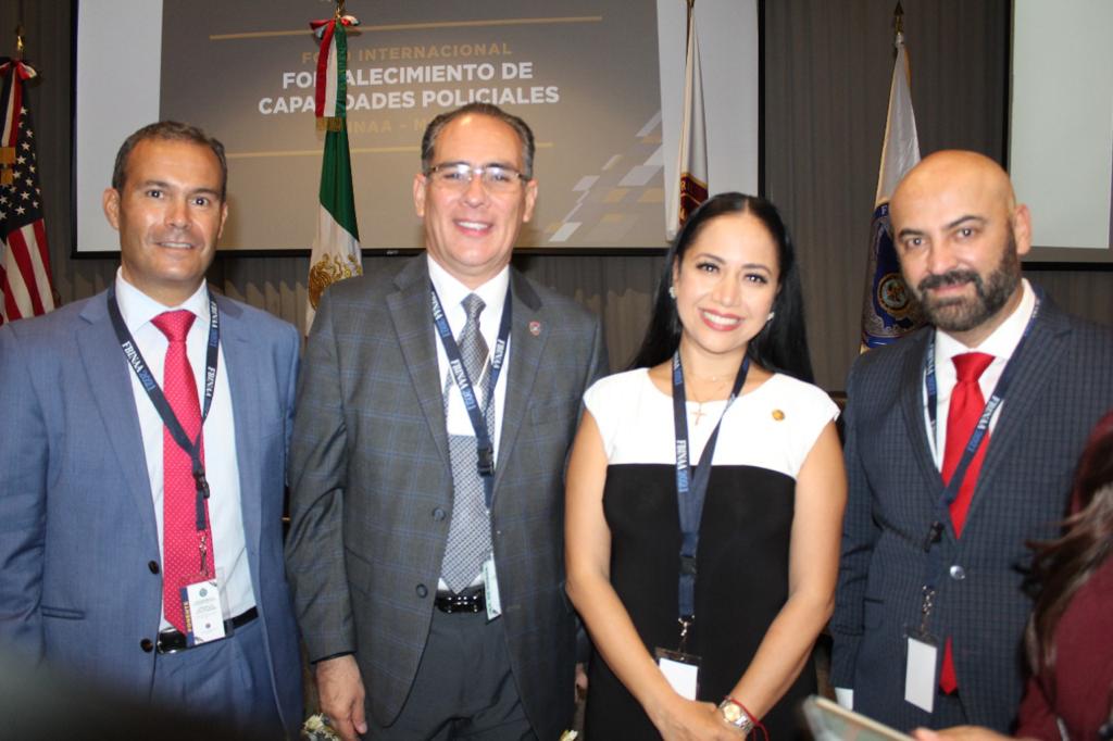 Clausura del I Foro Internacional de denominado "Fortalecimiento de Capacidades Policiales". Foto: Milenio Digital