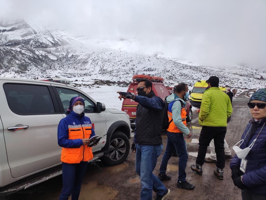 La emergencia generó un despliegue de varias autoridades en Ecuador. | Twitter ECU 911 Riobamba