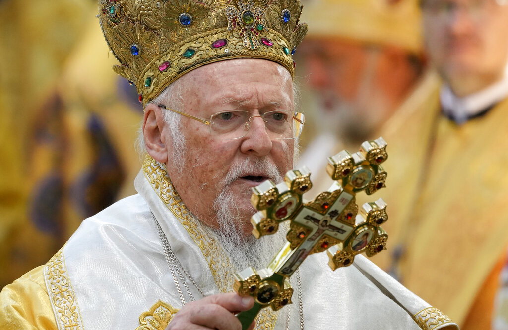 Patriarca Bartolomeo, líder de los ortodoxos griegos y turcos. (AP / Archivo)