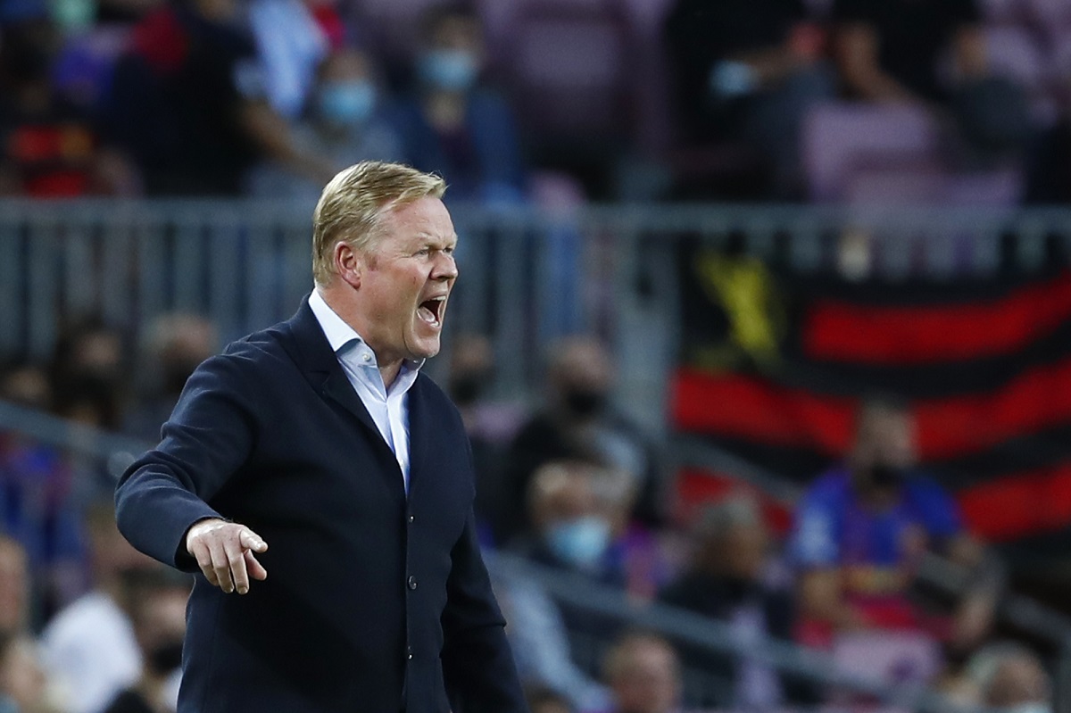 Ronald Koeman, director técnico del Barcelona (AP)