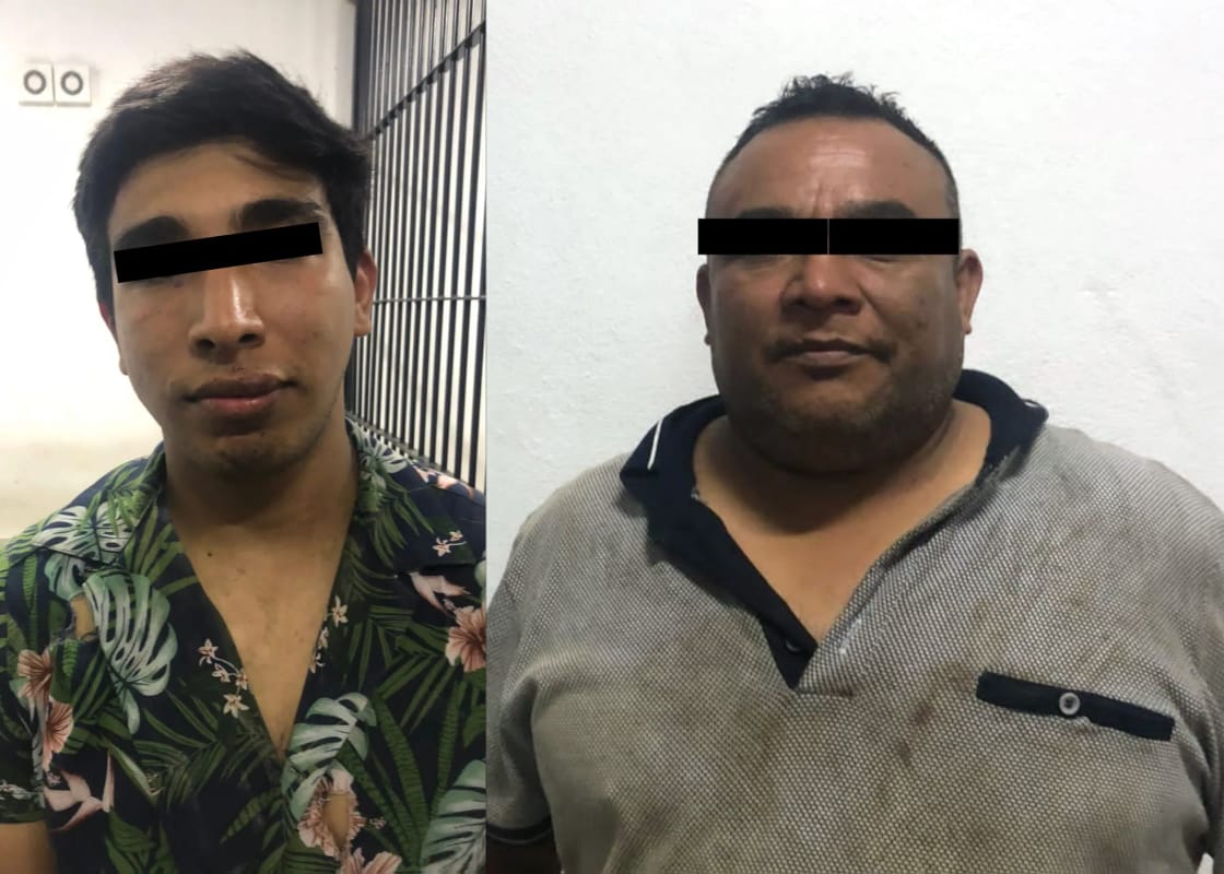 Eduardo "N", de 23 años, y Eduardo "N", de 50, fueron detenidos.