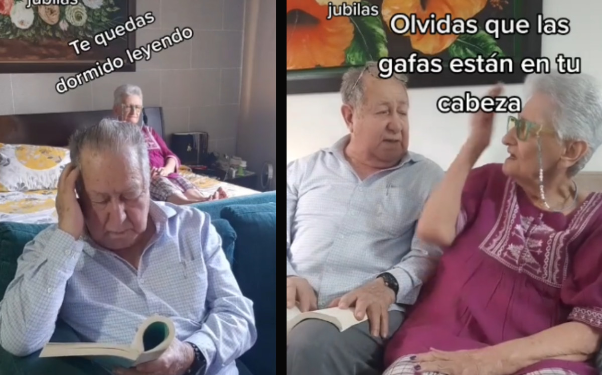 Pareja de abuelitos muestran cómo es vivir después de que te jubilas. (Especial)