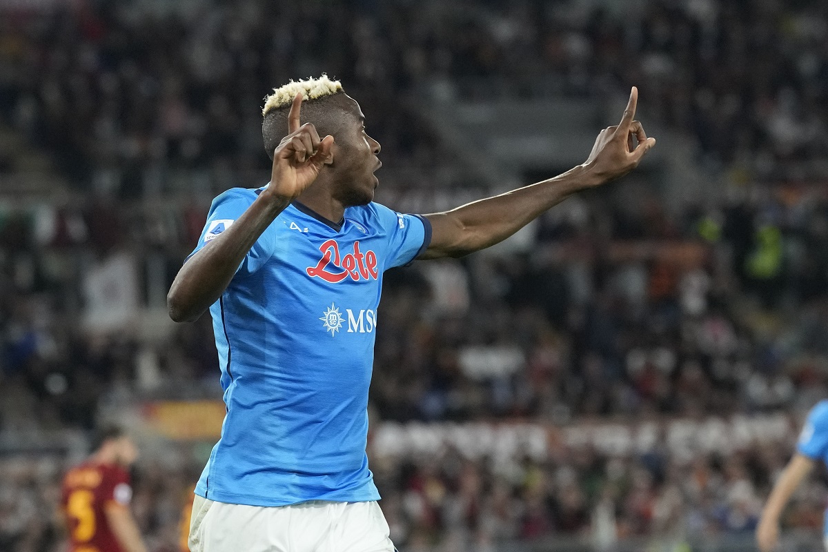 Victor Osimhen, jugador del Napoli (AP)
