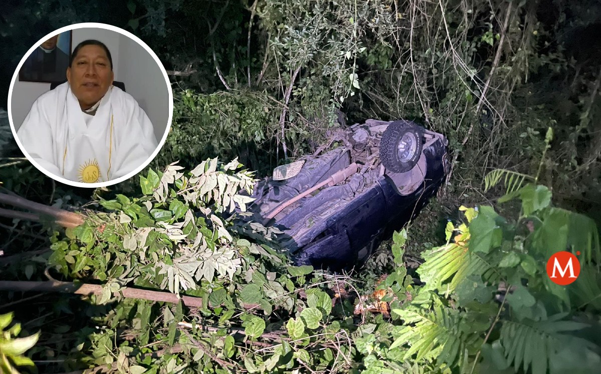 Se accidenta padre de Iglesia Santiago Apóstol en Tantoyuca