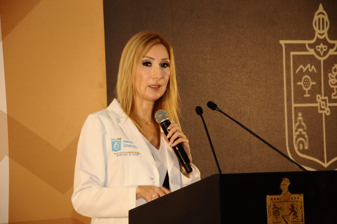Alma Rosa Marroquín, secretaria de Salud. Foto: Raúl Palacios.