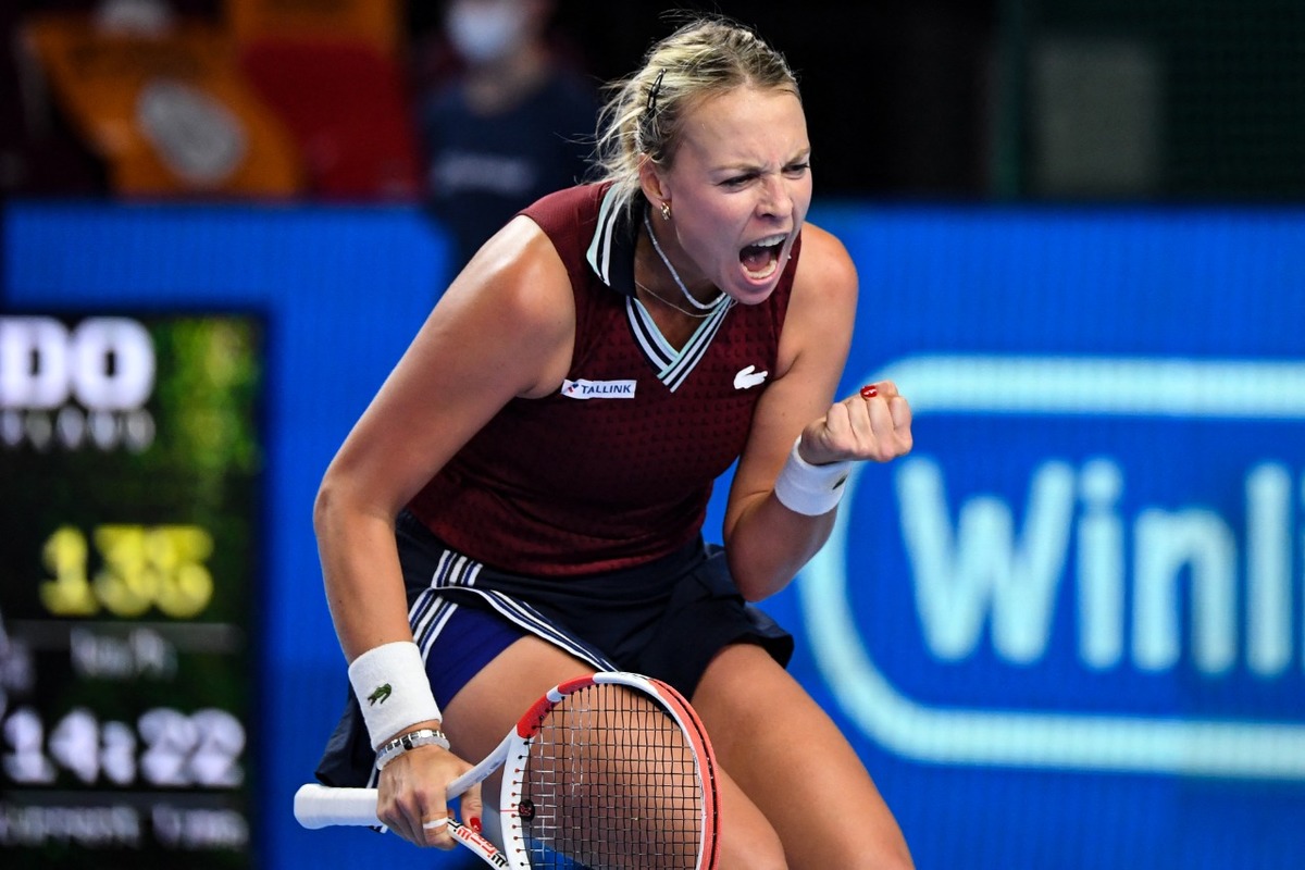 Anett Kontaveit busca el doble premio en Cluj (AFP)
