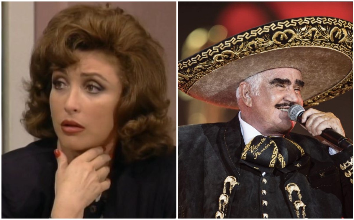 Angélica María revela si tuvo romance con Vicente Fernández