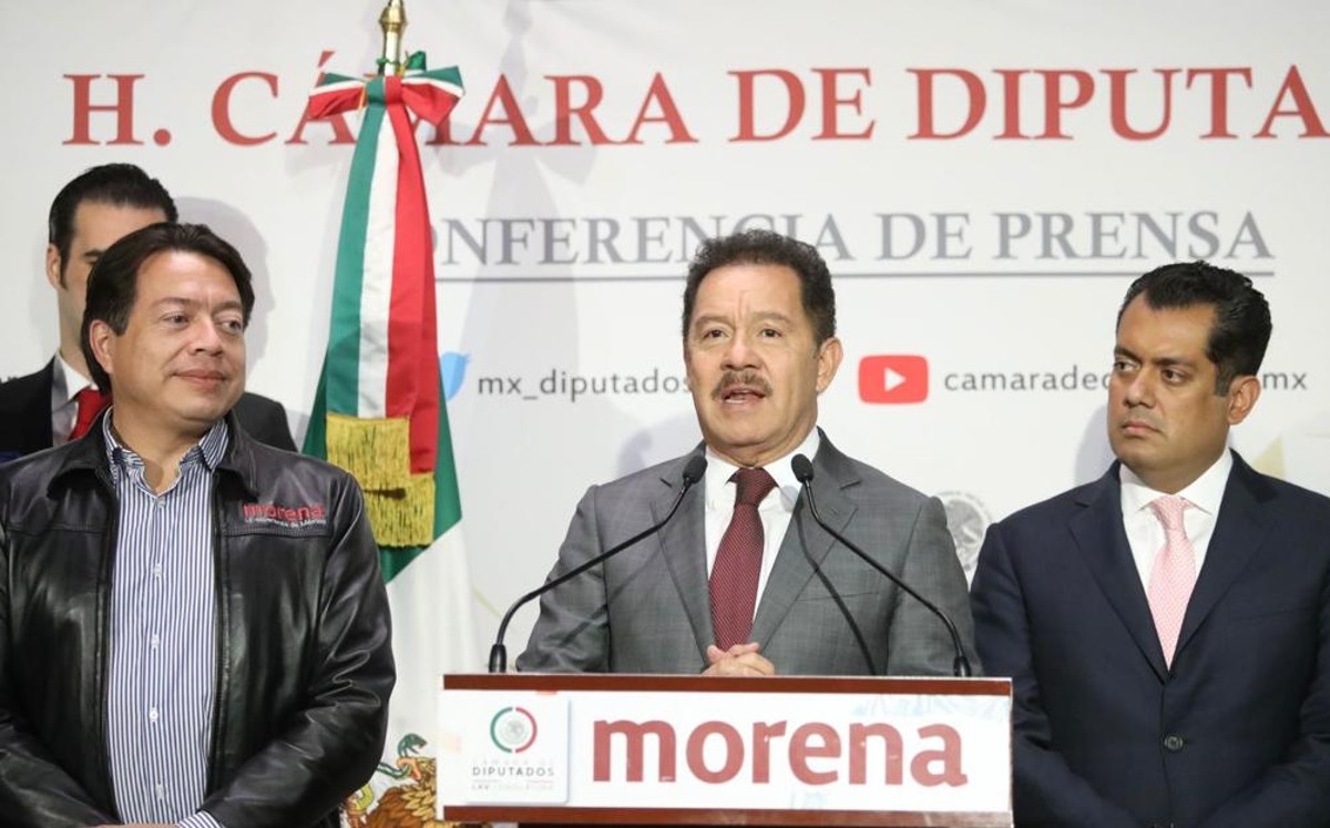 Delgado acusó al bloque PAN-PRI-PRD de oponerse a los programas sociales. | Especial