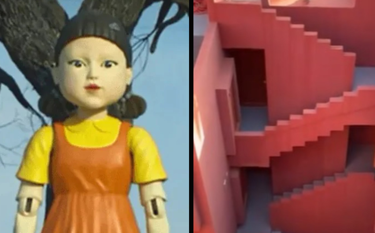 Descubren unas escaleras parecidas a las del 'Juego del Calamar' en España. (Especial)