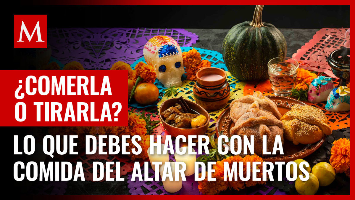 Día de Muertos. ¿La comida del altar de muertos se puede comer?