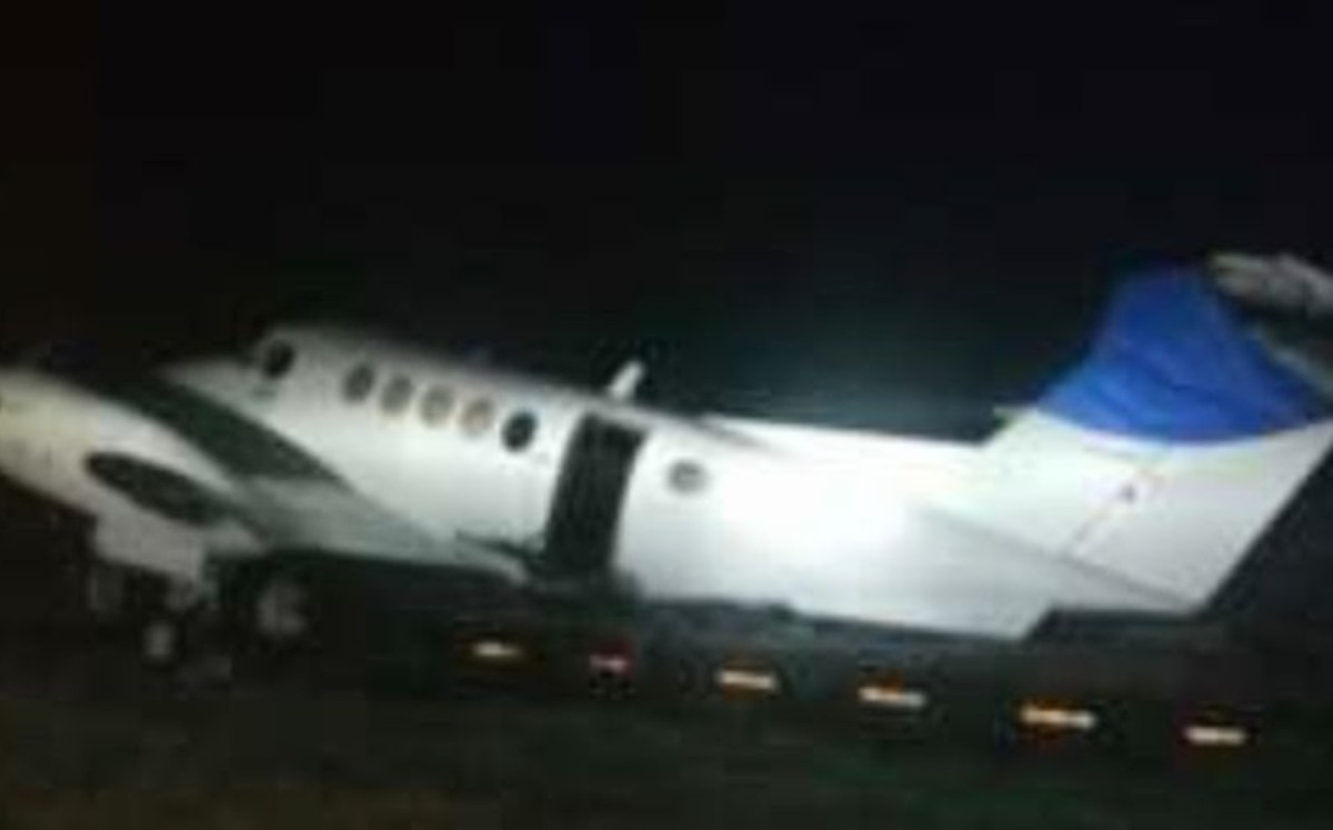 La avioneta fue encontrada en aparente estado de abandono. (Especial)