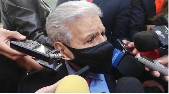 Secretario general de la CTM, Carlos Aceves del Olmo