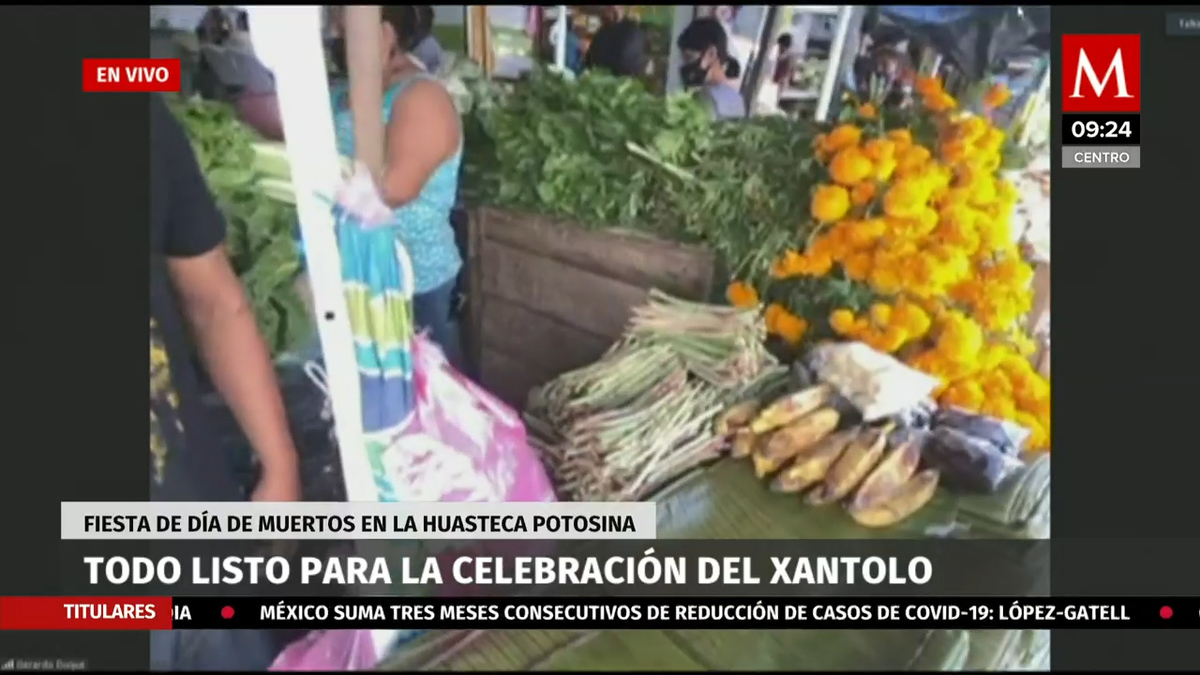 Todo listo para la celebración del Xantolo en la Huasteca