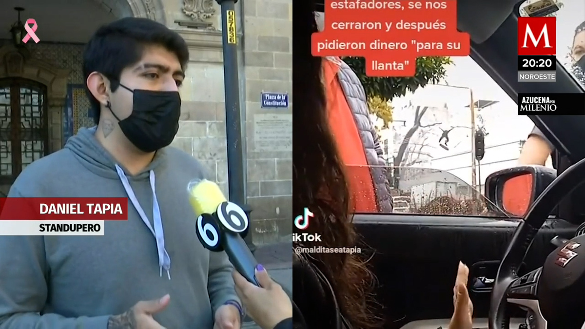 “Aguas con estos estafadores": Conductora graba cómo los ‘montachoques’ la querían extorsionar