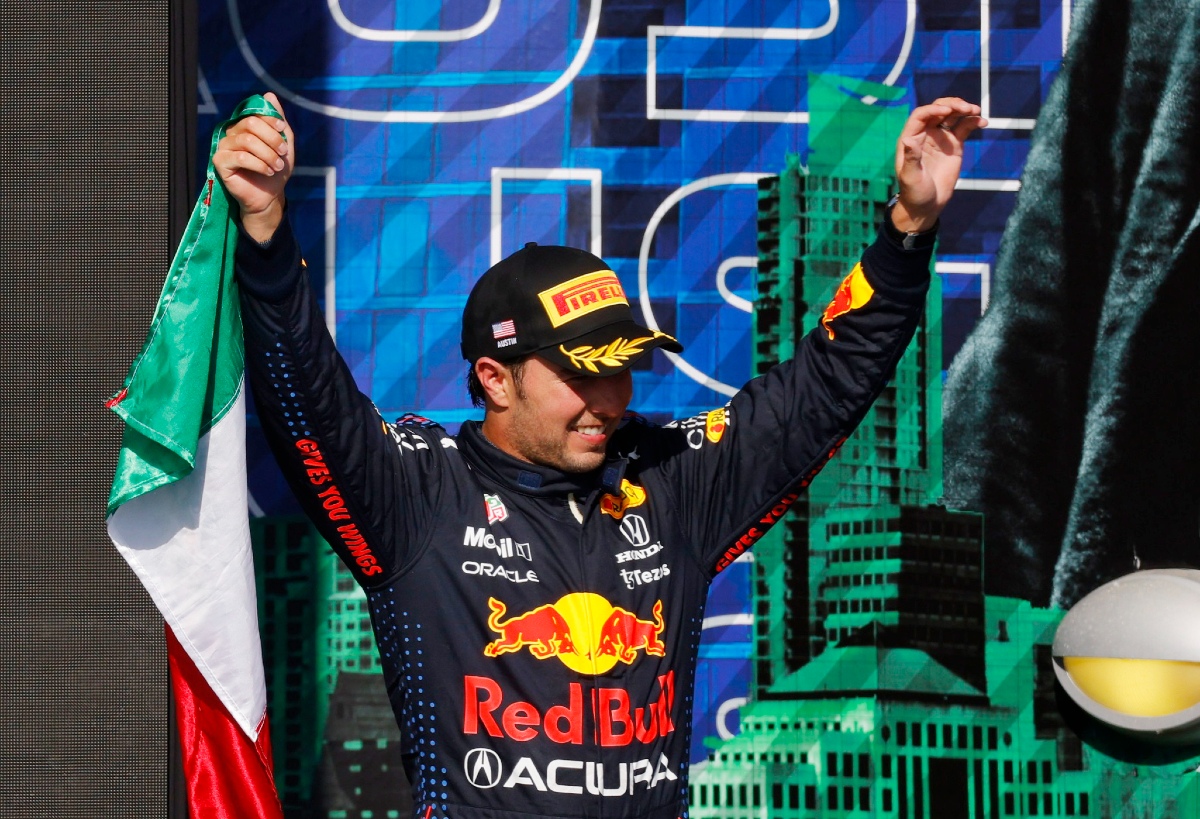 Checo Pérez, tercer lugar del Gran Premio de Estados Unidos (Reuters)