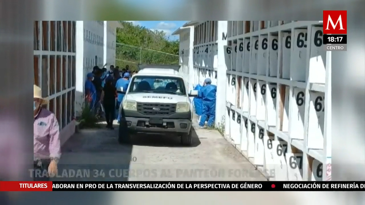 En Guerrero, trasladan 34 cuerpos al panteón forense; suman 534