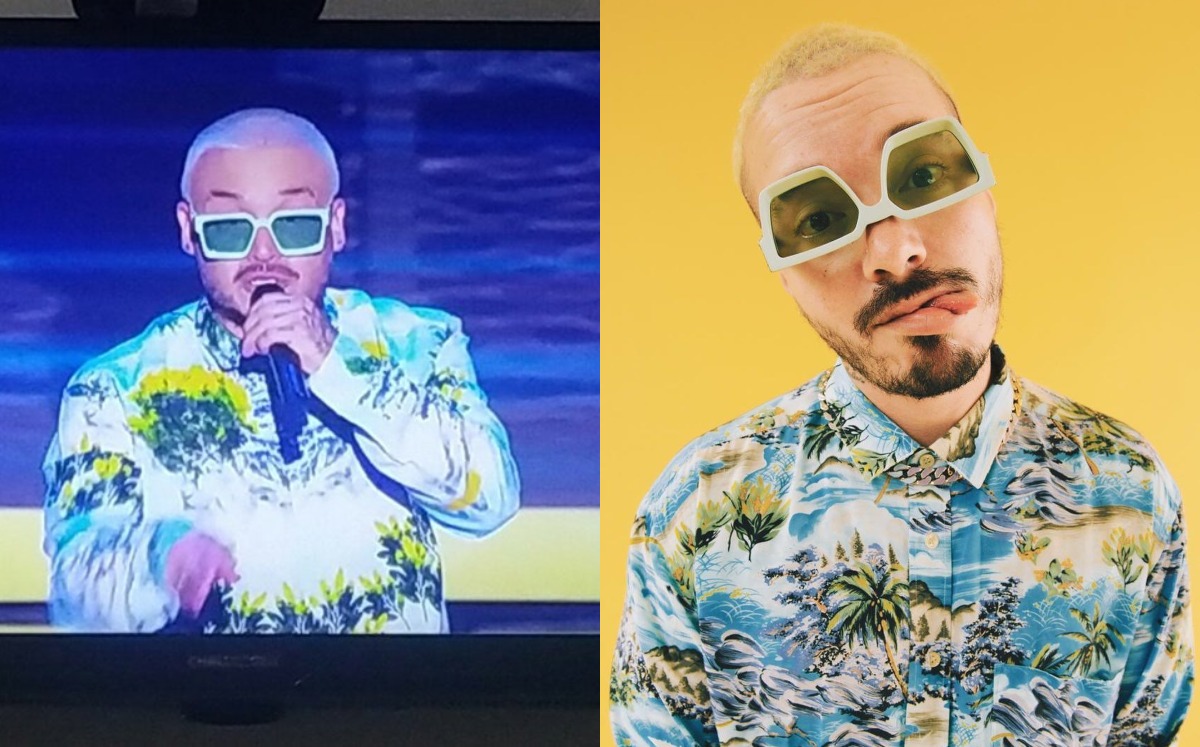 Imitador de J Balvin sorprende en televisión / twitter