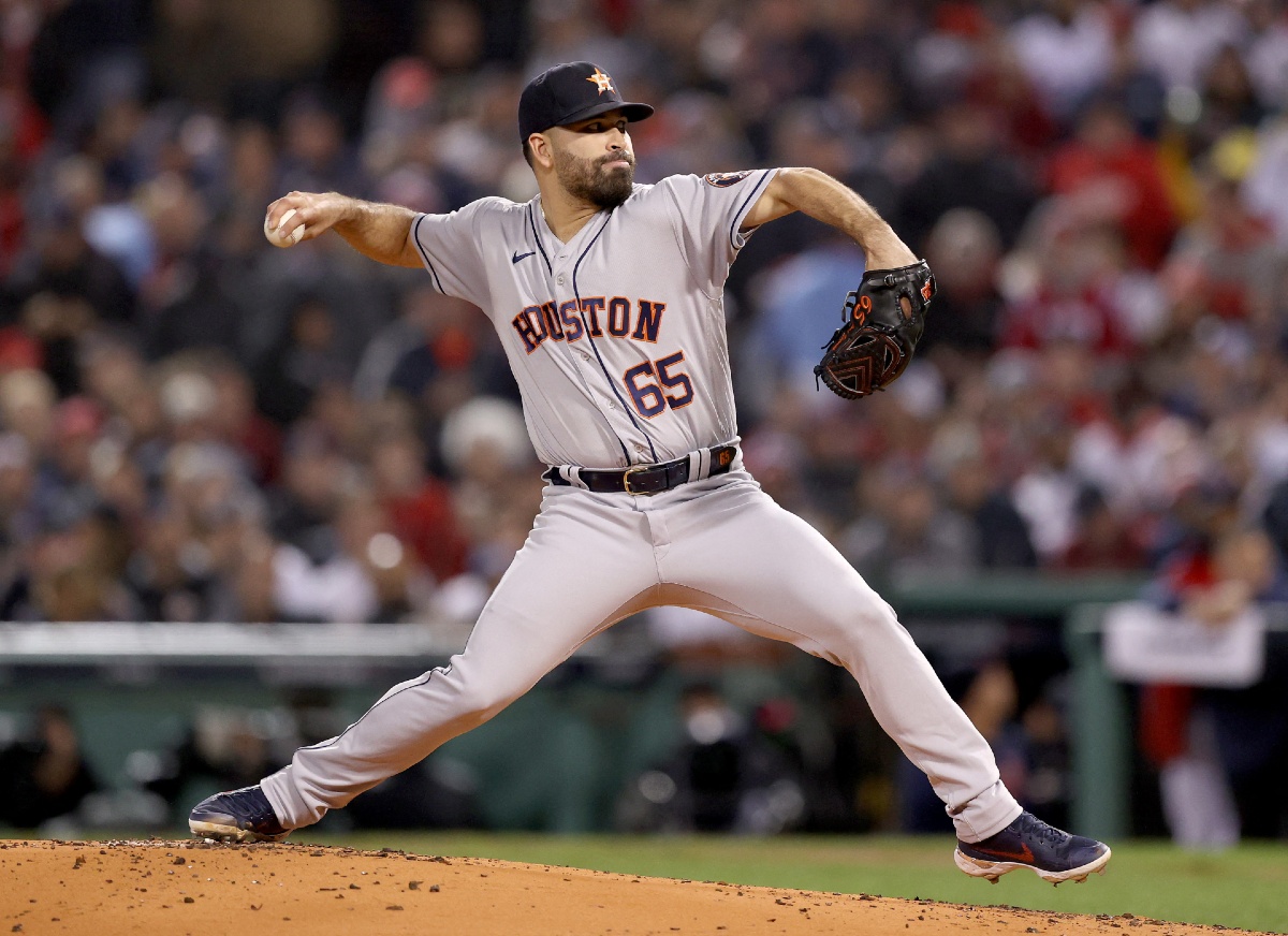 José Urquidy, pitcher mexicano de los Astros (AFP)