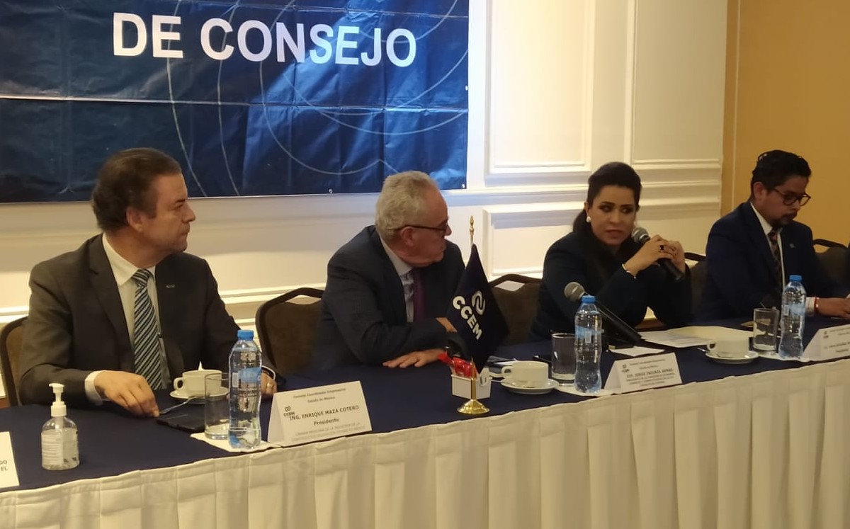 El legislador tuvo una reunión con la Comisión de Enlace Legislativo del CCEM. (Especial)