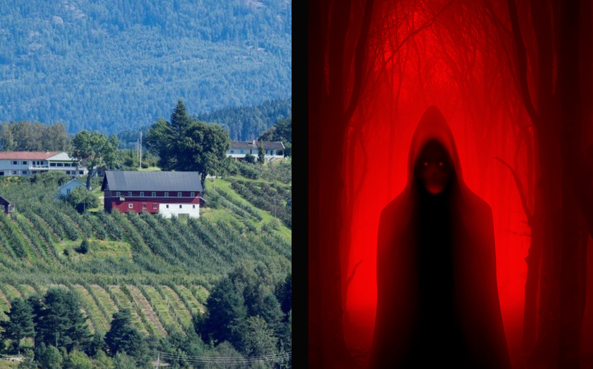 La pared 'demoníaca' que generó terror en la población noruega. (Especial)