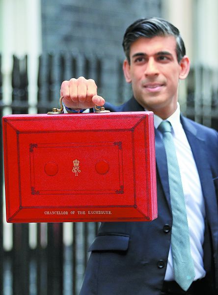 El plan del ministro de Hacienda Rishi Sunak es equilibrar el presupuesto. May Jame/Reuters