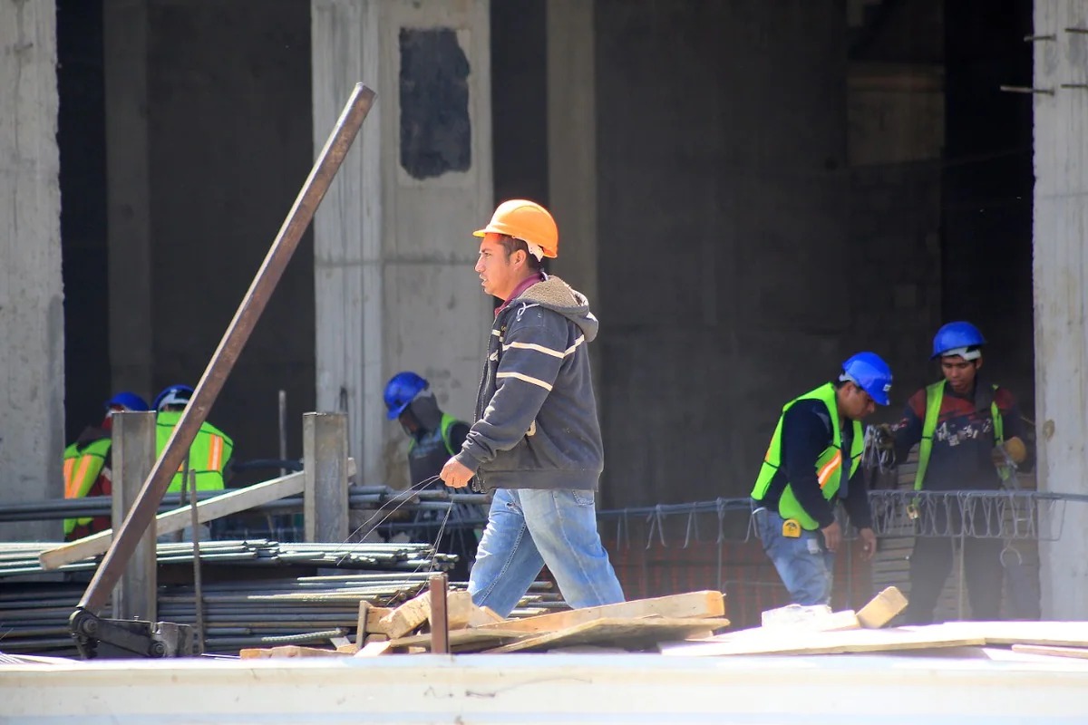 Trabajadores de la construcción / Foto: Andrés Lobato.
