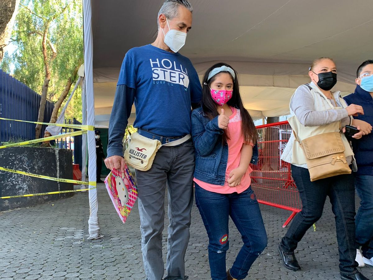 Valentina se une a los menores con comorbilidades vacunados contra covid. | David Rodríguez
