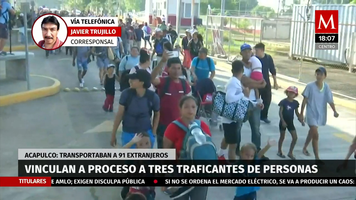 Vinculan a proceso a 3 traficantes de personas en Acapulco