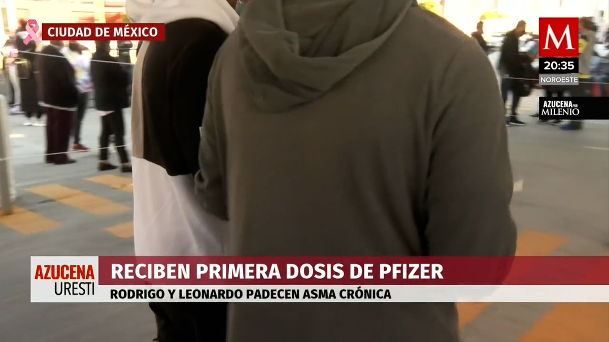 EN CdMx menores de edad con comorbilidades fueron vacunados