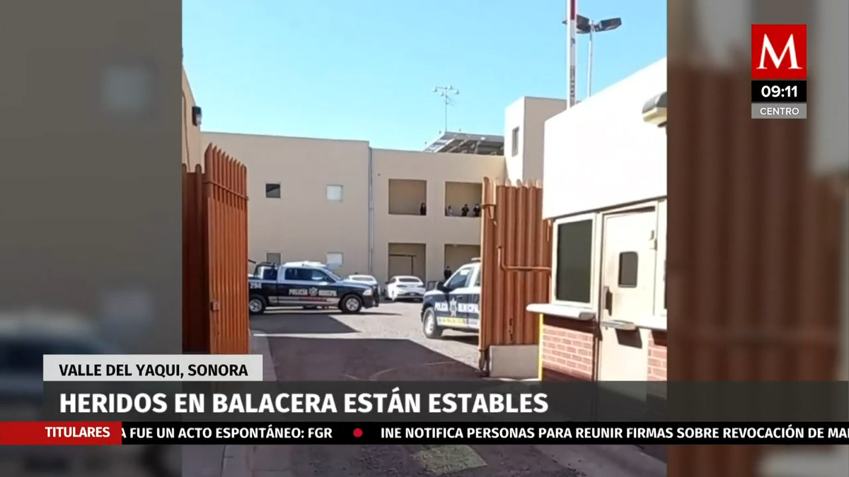 Heridos en balacera  en el Valle del Yaqui están estables