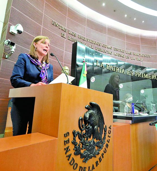 La funcionaria ante los legisladores. Especial