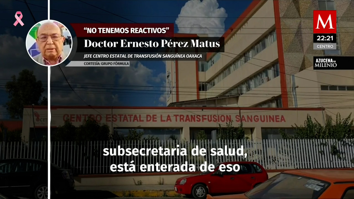 Oaxaca. Acusan falta de reactivos en centro de transfusión sanguínea