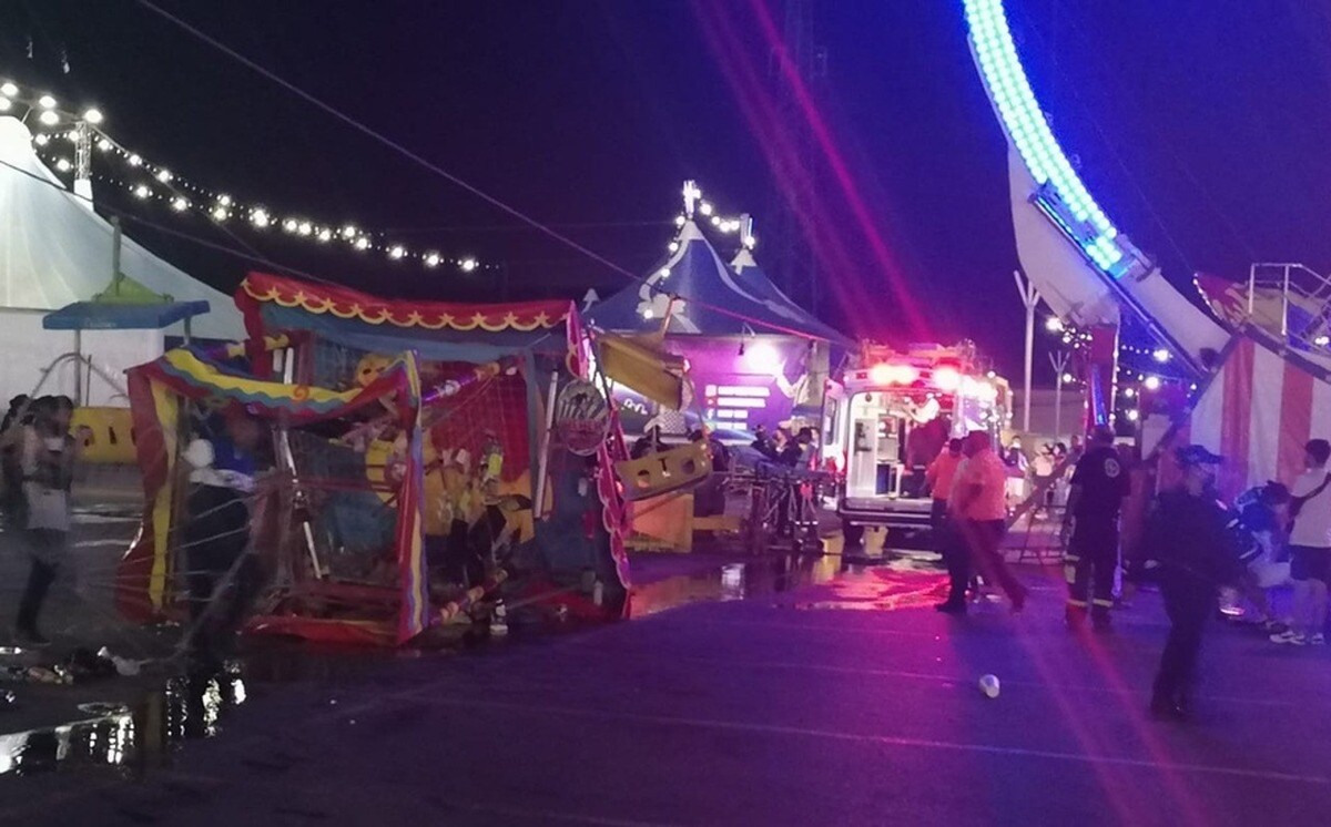 Retiran tres juegos mecánicos de la Feria de la Expo Guadalupe