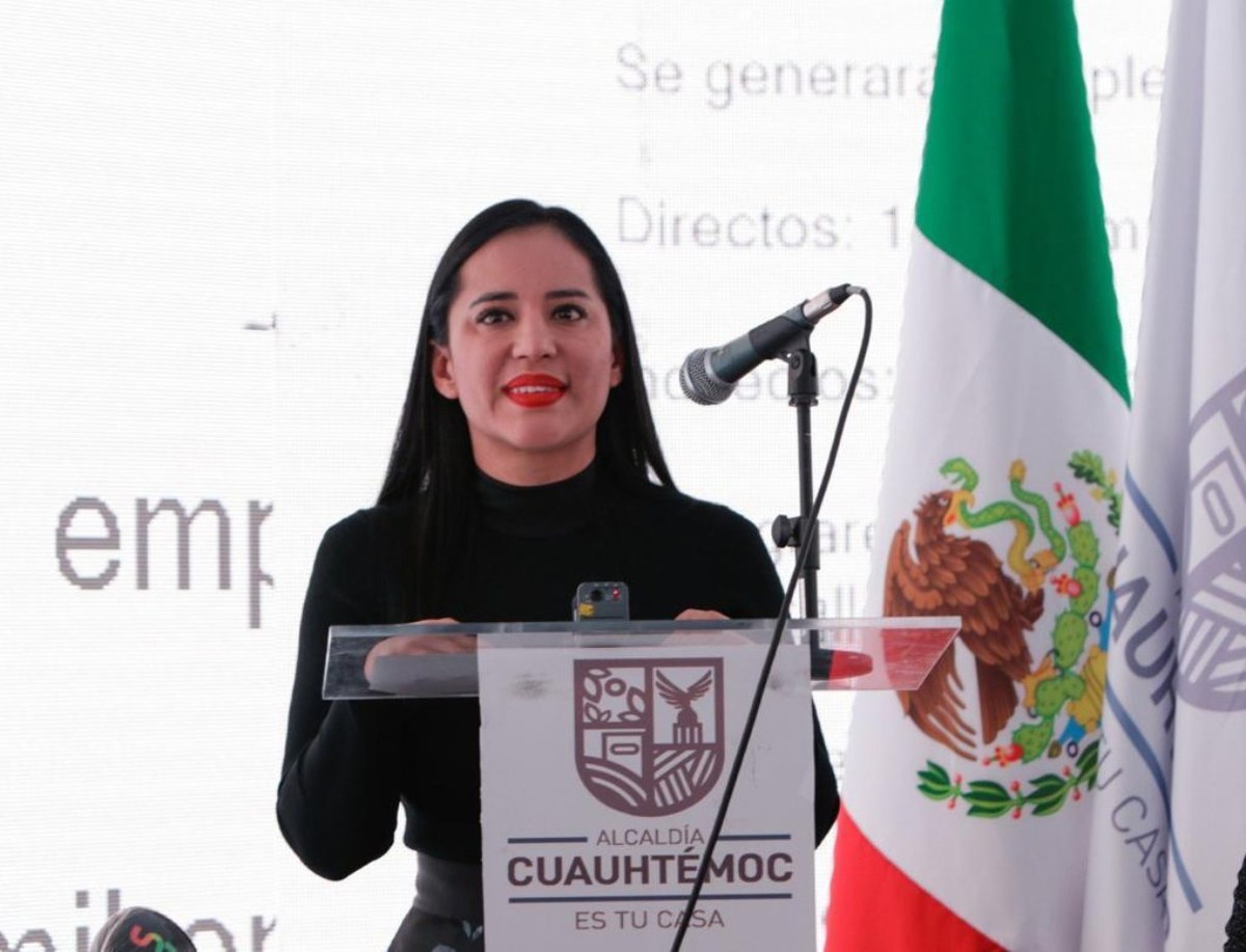 Sandra Cuevas, alcaldesa de Cuauhtémoc. | Especial