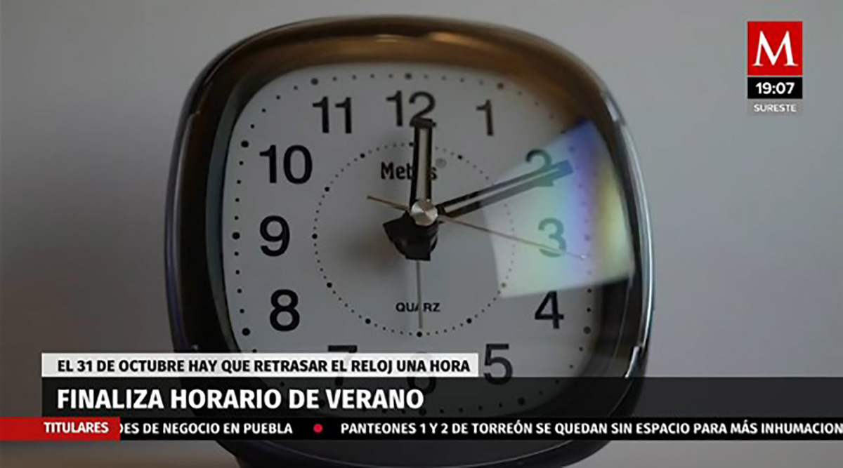 ¡Adiós horario de verano!, Hay que retrasar el reloj una hora