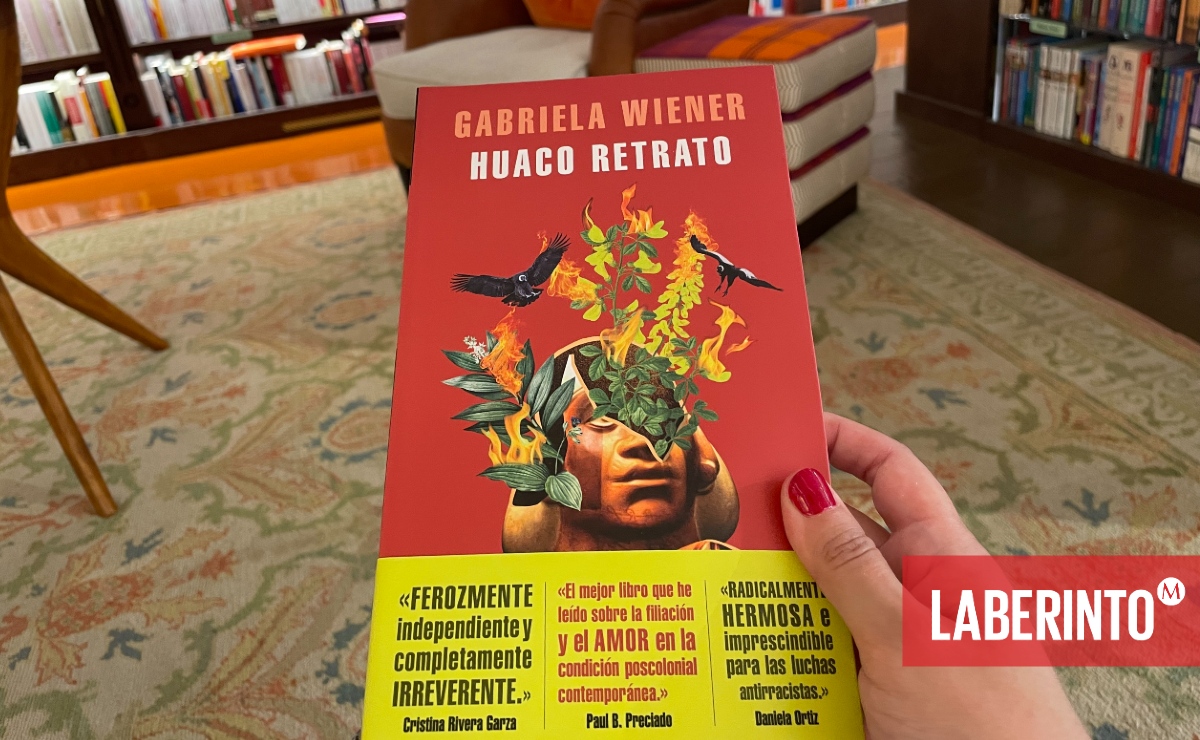 Ejemplar de 'Huaco retrato', de Gabriela Wiener. (Cortesía de la autora)