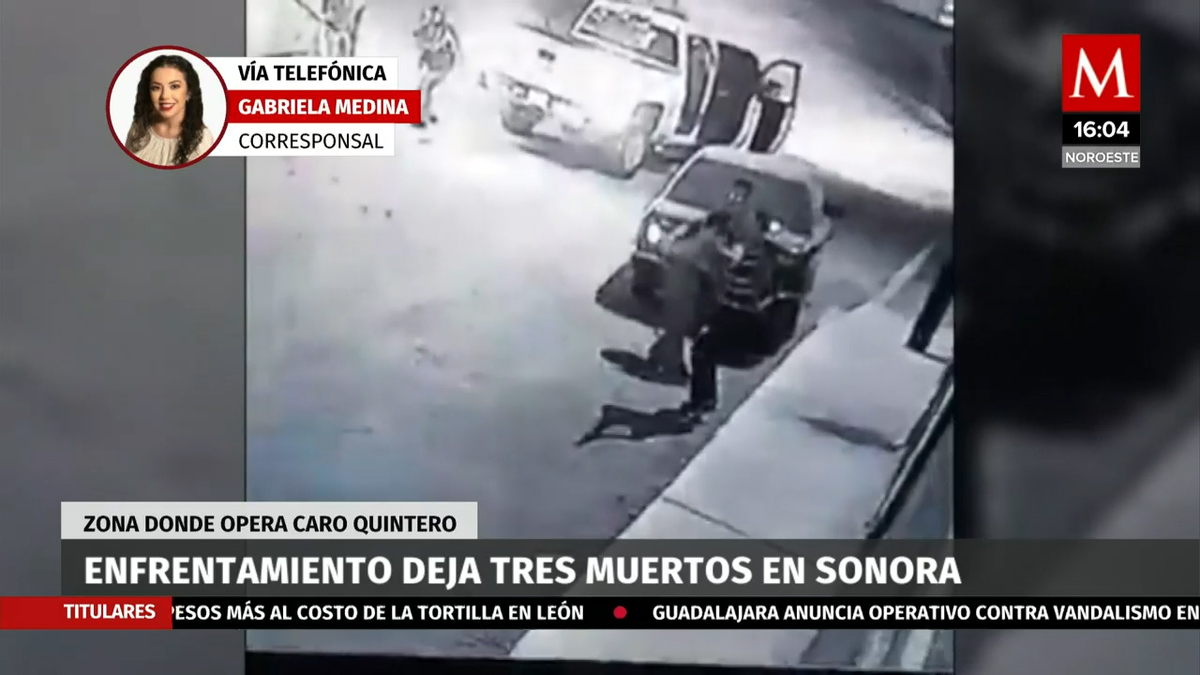 Enfrentamiento deja  tres muertos en Sonora