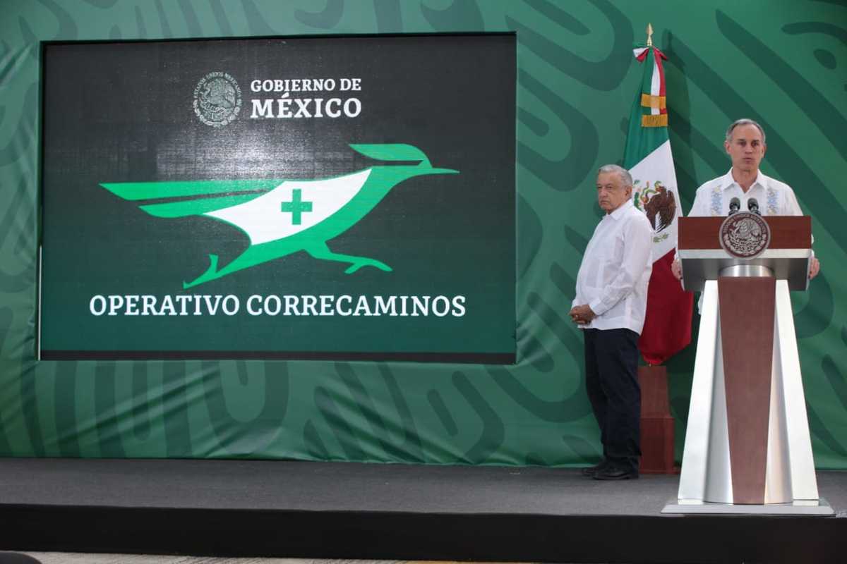 Hugo López-Gatell en conferencia del Presidente desde Campeche. | Jesús Quintanar