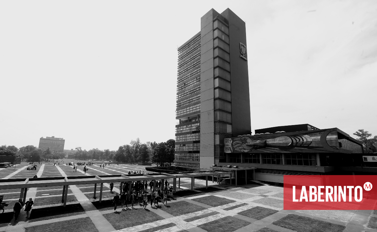 Panorámica de la Rectoría de la UNAM. (Foto: Héctor Téllez | MILENIO)