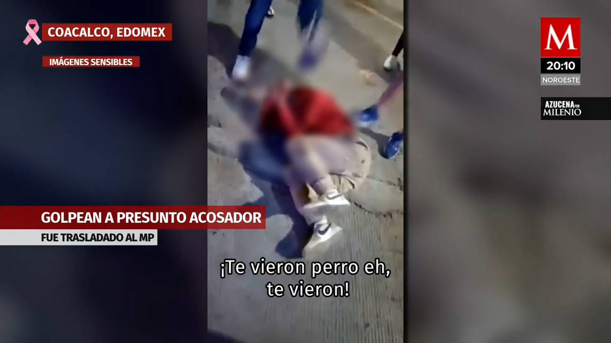 Policías rescatan a presunto acosador sexual de ser linchado en CdMx