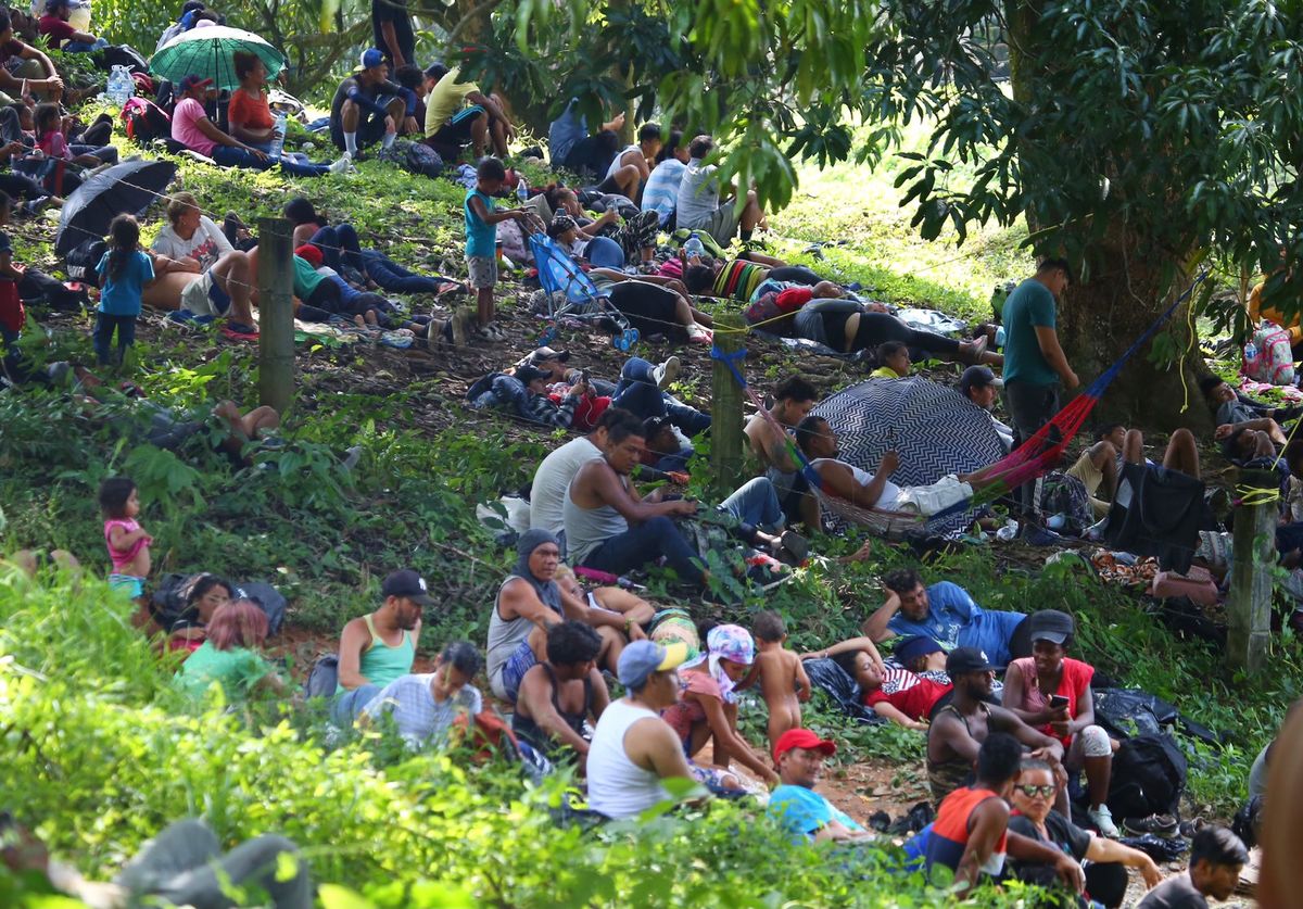 Caravana migrante descansa en Ulapa y después continuar su recorrido hacia EU | Ariel Ojeda