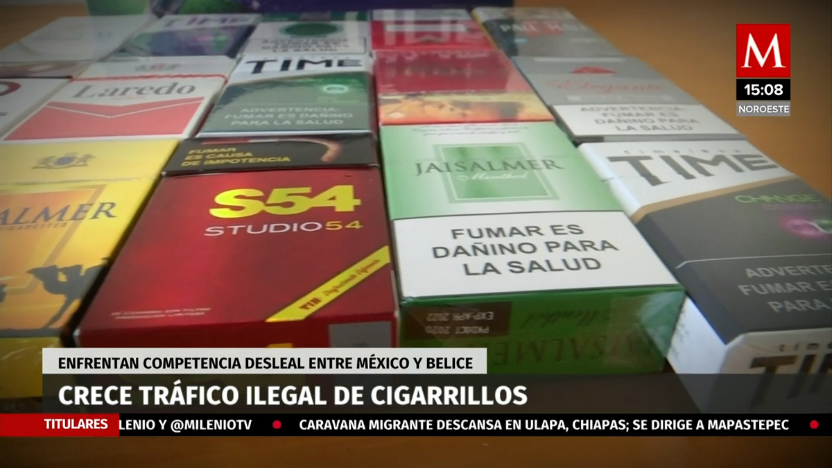 Crece tráfico ilegal de cigarrillos entre México y Belice