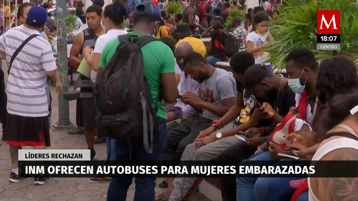 Migrantes rechazan visa humanitaria del INM y mantienen su caravana