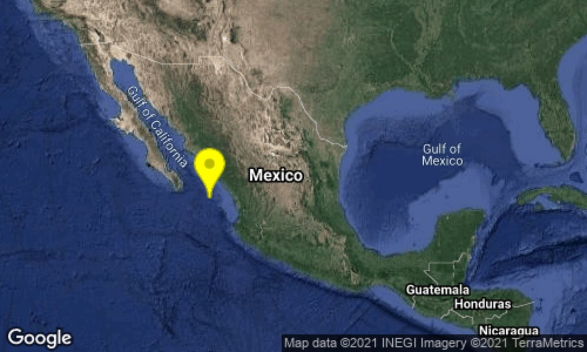 Sismo en Sinaloa. | @SismologicoMX